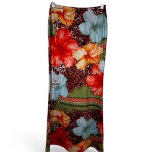 Jessica Bara Floral Maxi Skirt